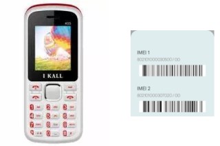 So sehen Sie den IMEI-Code in I Kall K55