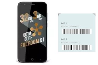 So sehen Sie den IMEI-Code in Freedom X1