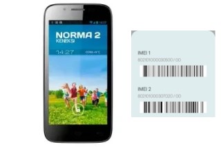 So sehen Sie den IMEI-Code in Norma 2