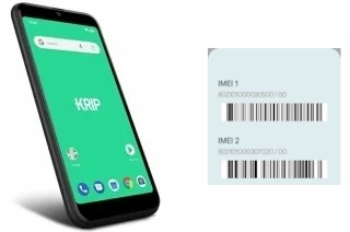 So sehen Sie den IMEI-Code in Krip K65