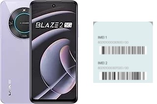 So sehen Sie den IMEI-Code in Blaze 2 5G