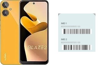 So sehen Sie den IMEI-Code in Blaze 2