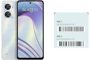 So sehen Sie den IMEI-Code in Blaze Pro 5G