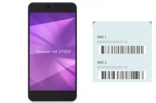 So sehen Sie den IMEI-Code in Titanium 2T355