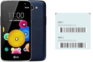 So sehen Sie den IMEI-Code in LG K4