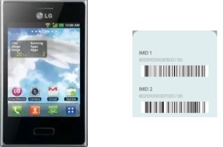 So sehen Sie den IMEI-Code in Optimus L3