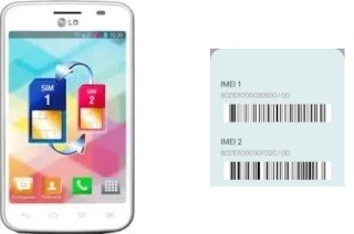 So sehen Sie den IMEI-Code in Optimus L4 II Dual