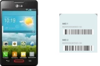 So sehen Sie den IMEI-Code in Optimus L4 II