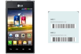 So sehen Sie den IMEI-Code in Optimus L5 Dual E615