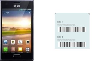 So sehen Sie den IMEI-Code in Optimus L5