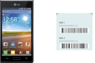 So sehen Sie den IMEI-Code in Optimus L7