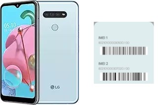 So sehen Sie den IMEI-Code in LG Q51