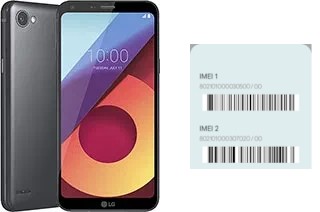 So sehen Sie den IMEI-Code in LG Q6