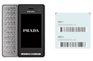 So sehen Sie den IMEI-Code in KF900 Prada