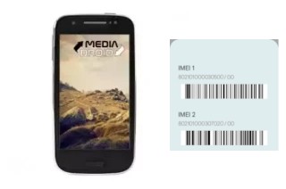 So sehen Sie den IMEI-Code in MediaDroid Imperius Mini MT7015