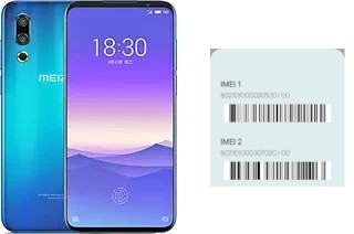 So sehen Sie den IMEI-Code in Meizu 16s