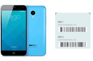 So sehen Sie den IMEI-Code in Meizu M1