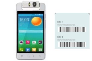 So sehen Sie den IMEI-Code in MicroKey E9 Titanium