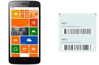 So sehen Sie den IMEI-Code in Canvas Win W121