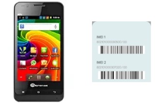 So sehen Sie den IMEI-Code in Micromax A73