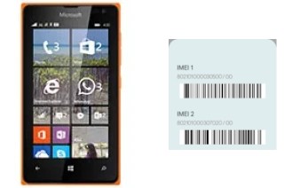 So sehen Sie den IMEI-Code in Lumia 435