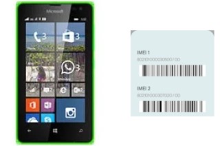 So sehen Sie den IMEI-Code in Lumia 532