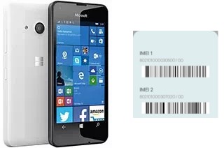 So sehen Sie den IMEI-Code in Lumia 550