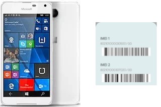 So sehen Sie den IMEI-Code in Lumia 650