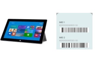 So sehen Sie den IMEI-Code in Surface 2