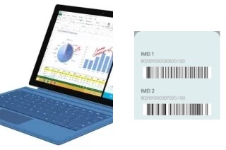 So sehen Sie den IMEI-Code in Surface Pro 3