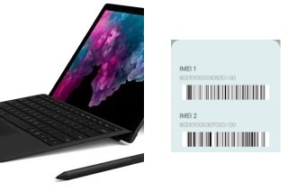 So sehen Sie den IMEI-Code in Surface Pro 6