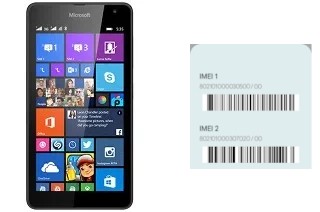 So sehen Sie den IMEI-Code in Lumia 535 Dual SIM