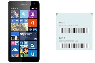 So sehen Sie den IMEI-Code in Lumia 535