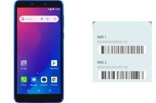 So sehen Sie den IMEI-Code in Mobicel R1