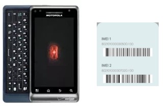 So sehen Sie den IMEI-Code in DROID 2