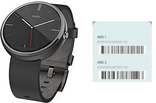 So sehen Sie den IMEI-Code in Moto 360 (1st gen)