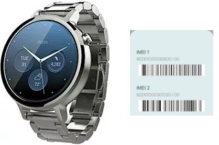 So sehen Sie den IMEI-Code in Moto 360 46mm (2nd gen)