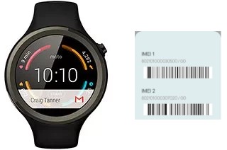 So sehen Sie den IMEI-Code in Moto 360 Sport (1st gen)