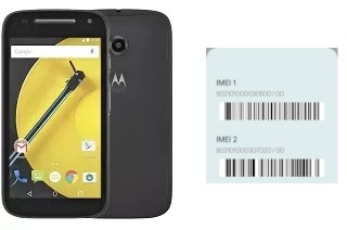 So sehen Sie den IMEI-Code in Moto E (2nd gen)