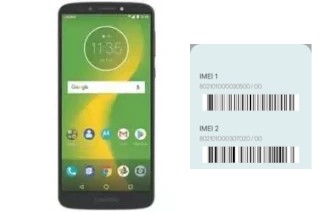 So sehen Sie den IMEI-Code in Moto E5 Supra