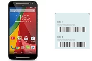 So sehen Sie den IMEI-Code in Moto G Dual SIM (2nd gen)