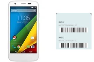 So sehen Sie den IMEI-Code in Moto G 4G