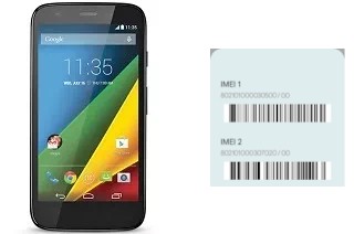 So sehen Sie den IMEI-Code in Moto G