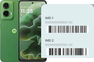 So sehen Sie den IMEI-Code in Moto G35