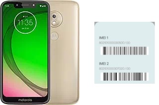 So sehen Sie den IMEI-Code in Moto G7 Play