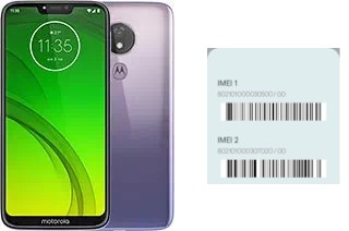 So sehen Sie den IMEI-Code in Moto G7 Power