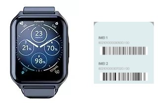 So sehen Sie den IMEI-Code in Moto Watch 70