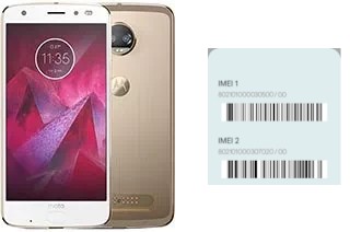 So sehen Sie den IMEI-Code in Moto Z2 Force