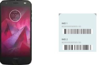 So sehen Sie den IMEI-Code in Moto Z2 Force Edition