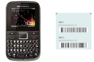 So sehen Sie den IMEI-Code in MOTOKEY Mini EX109